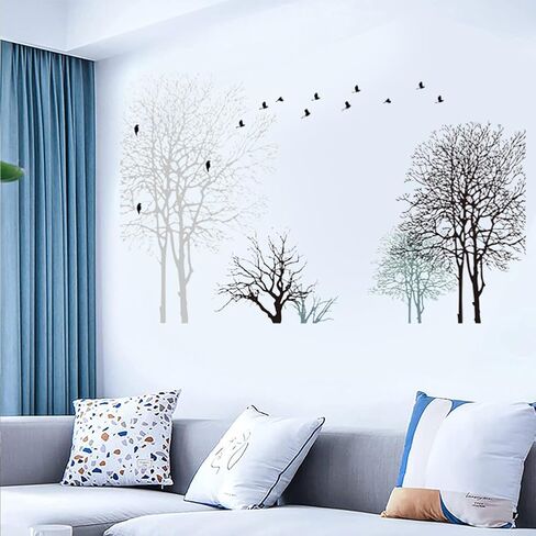 clino Tree Branches Wall Decal Love Birds Vinyl Sticker Nursery Leaves Tree Branches Wall Decal Love Birds Vinyl Sticker Nursery Leaves in Saudi Arabia