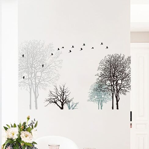 clino Tree Branches Wall Decal Love Birds Vinyl Sticker Nursery Leaves Tree Branches Wall Decal Love Birds Vinyl Sticker Nursery Leaves in Saudi Arabia