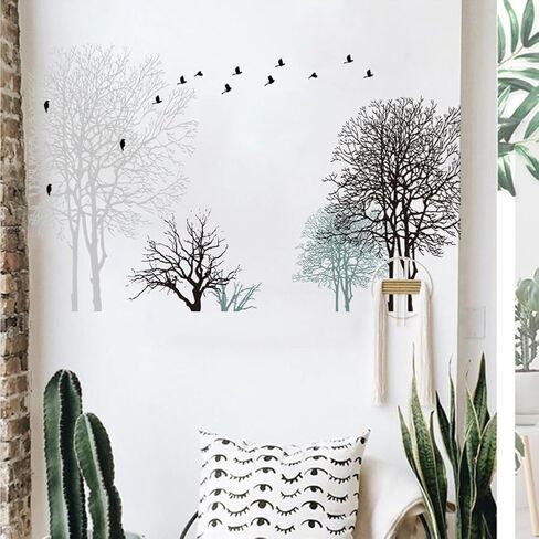 clino Tree Branches Wall Decal Love Birds Vinyl Sticker Nursery Leaves Tree Branches Wall Decal Love Birds Vinyl Sticker Nursery Leaves in Saudi Arabia