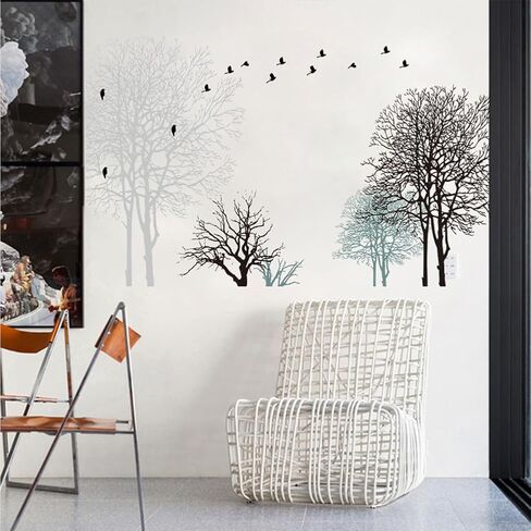 clino Tree Branches Wall Decal Love Birds Vinyl Sticker Nursery Leaves Tree Branches Wall Decal Love Birds Vinyl Sticker Nursery Leaves in Saudi Arabia