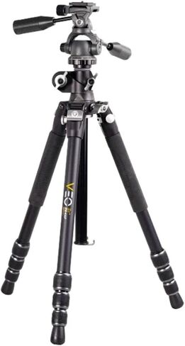Vanguard VEO3T+ 264AT Aluminum Travel Tripod with Multi-Angle Center Column for Overhead Shots in Saudi Arabia