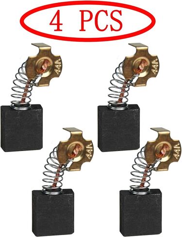 4 قطع من فرشاة الكربون 999044 المتوافقة مع قطع غيار هيتاشي P12RA، M12V، C10RA2، CC12Y، G18SE2، G23SC2 in Kuwait