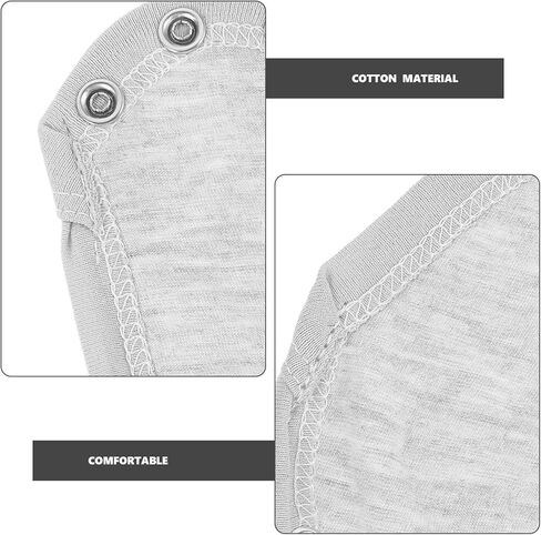 Alasum 4pcs Baby Bodysuit Extender for Baby Boys Girls Kids Romper Crotch Extenter Bodysuit Jumpsuit Diaper Romper Lengthen in Kuwait