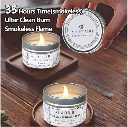 هدايا الشموع المعطرة بالفانيليا للنساء (عبوة من عبوتين للذهب) - 2 أونصة - شمعة تدوم طويلاً لمدة 15 ساعة، طبيعية بالكامل، شموع الصويا، تهدئ in Kuwait