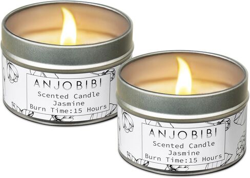 هدايا الشموع المعطرة بالفانيليا للنساء (عبوة من عبوتين للذهب) - 2 أونصة - شمعة تدوم طويلاً لمدة 15 ساعة، طبيعية بالكامل، شموع الصويا، تهدئ in Kuwait