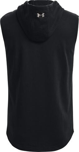 هودي بروجكت روك تيري بدون أكمام للرجال من Under Armour (US، Alpha، XX-Large، عادي، عادي، عاجي/أسود - 130) in Saudi Arabia