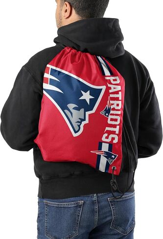 FOCO Buffalo Bills NFL Alternate Color Big Logo Drawstring Backpack - Red in Saudi Arabia