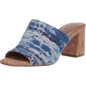 Aerosoles Women's Erie Heeled Sandal, Blue Combo, Medium
