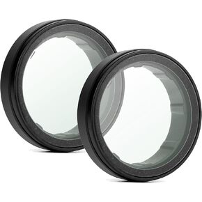 2-Pack UV Filter Lens Cover for Gopro Hero 3 3+ 4 Silver Black Accessories, Optical Glass HD Protective Lens Replacement Multi-Layer Coatings Anti-Scratch Protector for Gopro Accessory