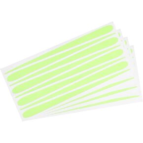 MECCANIXITY Glow in The Dark Tape Shooting Star,0.5" 32 Glow Star Sticker Green for Walls Parties Marking Decorations