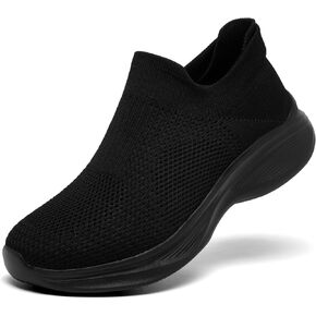 Women’s Slip on Walking Shoes Breathable Comfort Lightweight Sock Shoe Non Slip Work Shoes Fashion Running Tennis Sneakers