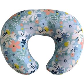 Ezencon Nursing Pillow for Breastfeeding Positioner - Breast Feeding Essentials Tummy Time Pillows with Removable Cotton Blend Cover (Elephant-2)