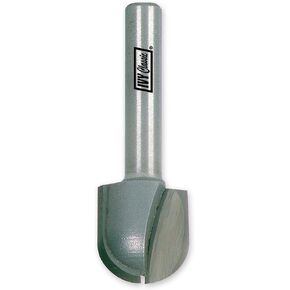 IVY Classic 10860 1/8" Radius Core Box Carbide Router Bit, 1/4" Shank, 1/Hang Box, Radius: 1/8", Width: 1/4"