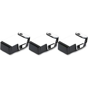 MightySkins Skin Compatible with DJI Mavic Air Drone - Solid White | Battery (3 Pack) | Protective, Durable, and Unique Vinyl Decal wrap Cover | Easy to Apply, Remove | Made in The USA