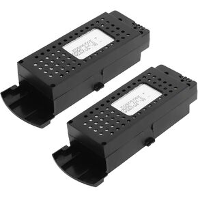 RiToEasysports 2PCS Drone Battery, Portabl RC Drone BatteryReplacement with 3 in 1 Cable for S6 G6 Drone RC Aircraft