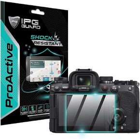 IPG ProActive for Sony Alpha 9 III - a9 III Camera Display (2 Units) 9H Hardness Screen Protector Smooth Glass Touch Ultra Responsive High Clarity Anti Scratch Smudge & Shock Proof Nano Technology Guard for a9iii