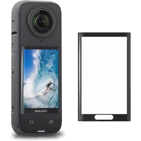 Screen Protector for Insta360 X4 (2 Pack), Screen Protector Film Curved Tempered Film, Insta360 X4 Accessories, 9H Hardness, Scratch Resistant,Anti-Fingerprint