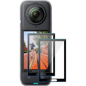 360 X4 Tempered Glass Compatible for Insta360 X4 Action Camera, 9H Hardness Screen Protector, Anti-Scratch Accessories (2 Pack)