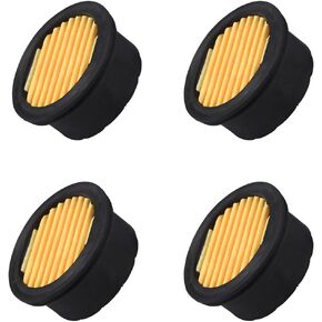2Pcs Air Compressor Silencer Filter, Thread Metal Air Compressor Intake Filter Sound Muffler Silencer, Air Compressor Replacement Parts，Air Compressor Silencer Filter Elements (1/4)