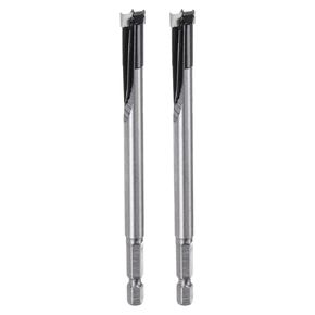 HARFINGTON 2 Pcs Forstner Drill Bit 10mm (13/32") Dia YG8/C1 Tungsten Carbide Twist Wood Forstner Bits Hole Saw Auger Opener Cutter for Woodworking Drilling