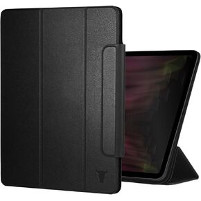 TORRO Magnetic Smart Case Compatible with iPad Pro 13" (2024) - Genuine Leather iPad Pro 13" M4 Removable Ultra Slim Cover with Stand Function and Wake Sleep Function (Navy Blue)