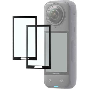 ONE X4 Curved Screen Protector for ONE X4 Action Camera, Water-Proof Ultra-Clear Tempered Glass Cover for ONE X4 Panoramic Anti-Shake Camera-2 Packs, transparent