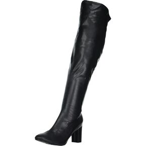 EVANS Women's Wide Fit Stretch Overkneeboot Ankle Boot