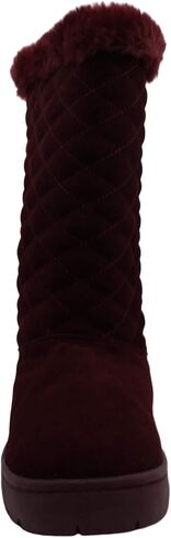 Style & Co. Womens Nickyy Quilted Suede Winter Boots in Saudi Arabia