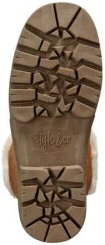 Style & Co. Womens Nickyy Quilted Suede Winter Boots in Saudi Arabia
