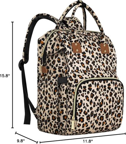 Femuar Diaper Bag Backpack Multifunction Maternity Nappy Baby Bag for Girls & Boys Large Capacity Travel Diaper Bags Dark Black in Saudi Arabia