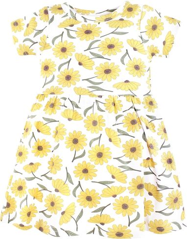 Hudson Baby Baby Girls Cotton Dresses, Daisy, 0-3 Months in Saudi Arabia