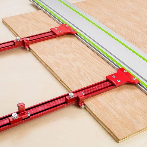Parallel Rail System 90 Degree Rail System Circular Saw Track Set, Aluminum Alloy Circular Saw Accessories Rail Joining Set for Circular Saw in Saudi Arabia