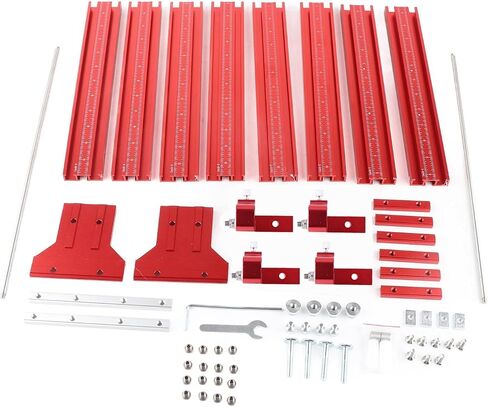 Parallel Rail System 90 Degree Rail System Circular Saw Track Set, Aluminum Alloy Circular Saw Accessories Rail Joining Set for Circular Saw in Saudi Arabia