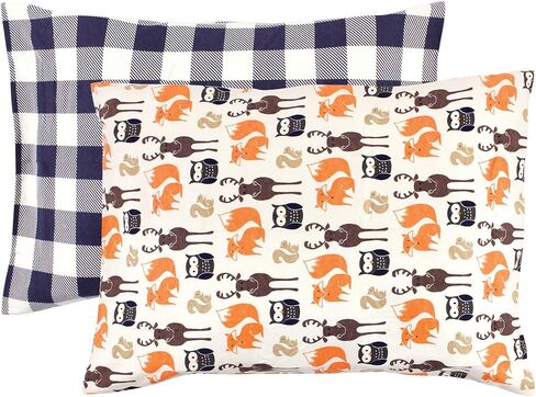 Hudson Baby Unisex Baby and Toddler Cotton Toddler Pillow Case, Blue Whale, One Size in Kuwait