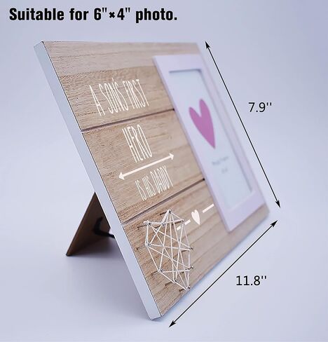 Photo Frame Gift for New Dad - Picture Frame Gift for New Father - Pregnancy Announcement Gift for Husband - You're Going to be a Daddy - New Baby Sonogram Photo Gift - Love At First Sign in Saudi Arabia