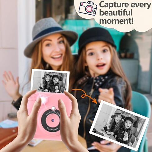 JOYTRIP Kids instant print camera paper 6 roll，printer paper,HD printing Thermal Print Paper Set for Most Kids Instant Camera (colra) in Kuwait