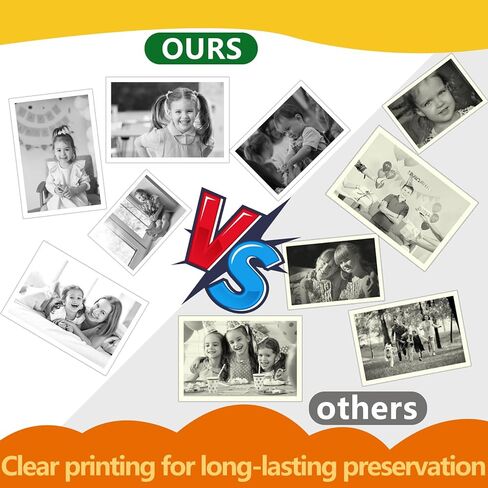 JOYTRIP Kids instant print camera paper 6 roll，printer paper,HD printing Thermal Print Paper Set for Most Kids Instant Camera (colra) in Kuwait