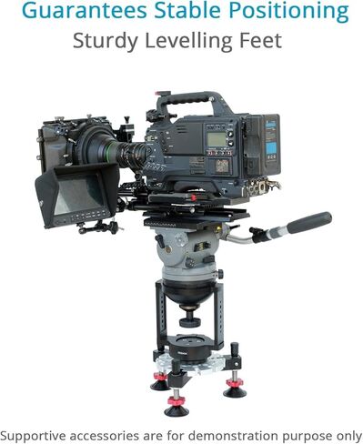 Proaim 10mm Bowl Riser Converter Euro/Elemac Base Mount for Cinema Dolly، Bazooka، Jib Crane، رؤوس السوائل. مع خيارات تركيب الملحقات، قاعدة كاميرا قوية ومستقرة (BA-266-01) in Kuwait