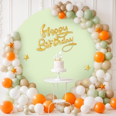 Babenest 7.2FT Royal Blue Round Backdrop Cover, Two-Sided Spandex Circle Balloon Arch Stand Cover for Party Wedding Ceremony Birthday Baby Shower Anniversary Decoration in Kuwait