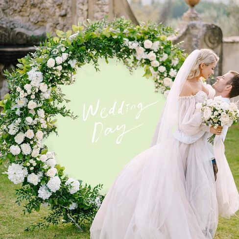 Babenest 7.2FT Royal Blue Round Backdrop Cover, Two-Sided Spandex Circle Balloon Arch Stand Cover for Party Wedding Ceremony Birthday Baby Shower Anniversary Decoration in Kuwait