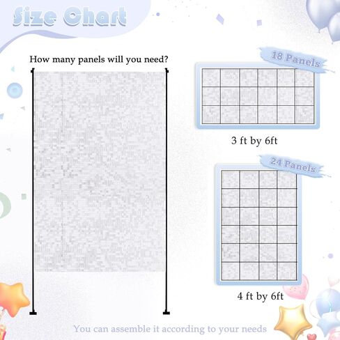 Shimmer Wall Backdrop - Shiny Gold Sequins 24 Panels Glitter Bling Background Decorations 3D Wall Panel for Party Birthday Wedding Engagement Anniversary Baby Shower in Saudi Arabia