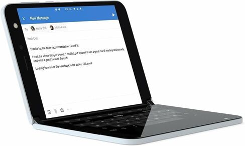 جهاز Microsoft Surface Duo الجديد بسعة 256 جيجابايت (مفتوح) - نهر جليدي (متجدد) in Saudi Arabia