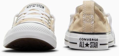 Converse Women's Shoreline Slip On Sneakers, Nutty Granola Beige/White/Black, 9.5 US in Saudi Arabia