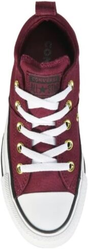 حذاء رياضي من Converse للجنسين Chuck Taylor All Star Madison مصنوع من القماش السويدي منخفض - طراز إغلاق برباط - عنابي/ذهبي/أبيض in Saudi Arabia