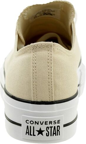 حذاء رياضي Chuck Taylor All Star Lift Ox للسيدات من Converse، Farrow/White/Black، 10 Medium US in Saudi Arabia