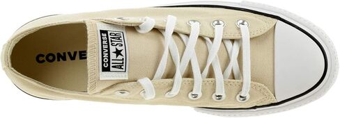 حذاء رياضي Chuck Taylor All Star Lift Ox للسيدات من Converse، Farrow/White/Black، 10 Medium US in Saudi Arabia