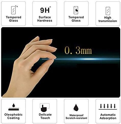 Screen Protector D850 D7200 D7100, 3 Packs Tempered Glass Protector Film Fit For Camera Nikon D850 D7200 D7100 D800 D800e D810 D750 D500 in Saudi Arabia