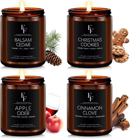 Rose Noir and Oud Scented Candles for Home Aromatherapy Candle, 7OZ Natural Soy Wax Jar Candle, White Jar in Saudi Arabia