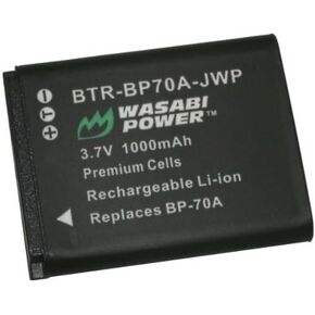 Wasabi Power Battery for Samsung BP70A, EA-BP70A