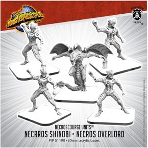 Privateer Press Monsterpocalypse: Necroscourge Unit - Necros Shinobi & Overlord